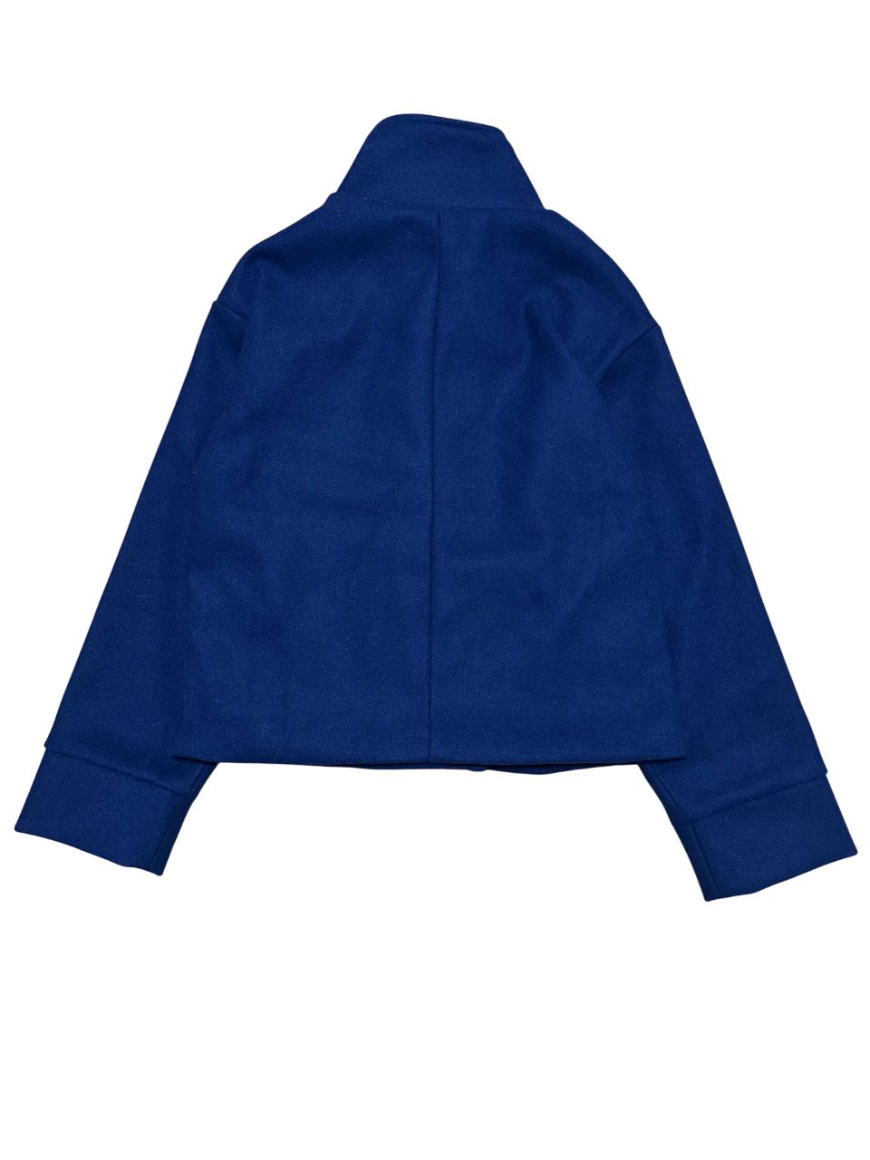 Kurzer Mantel Mit Hohem Kragen